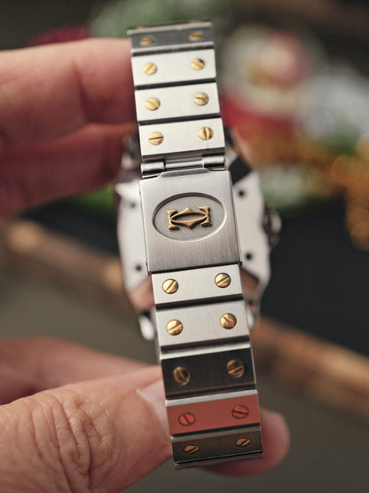 Cartier Santos Carrée Steel & 18K Gold Ref. 2961 (circa late 70s/early 80s)