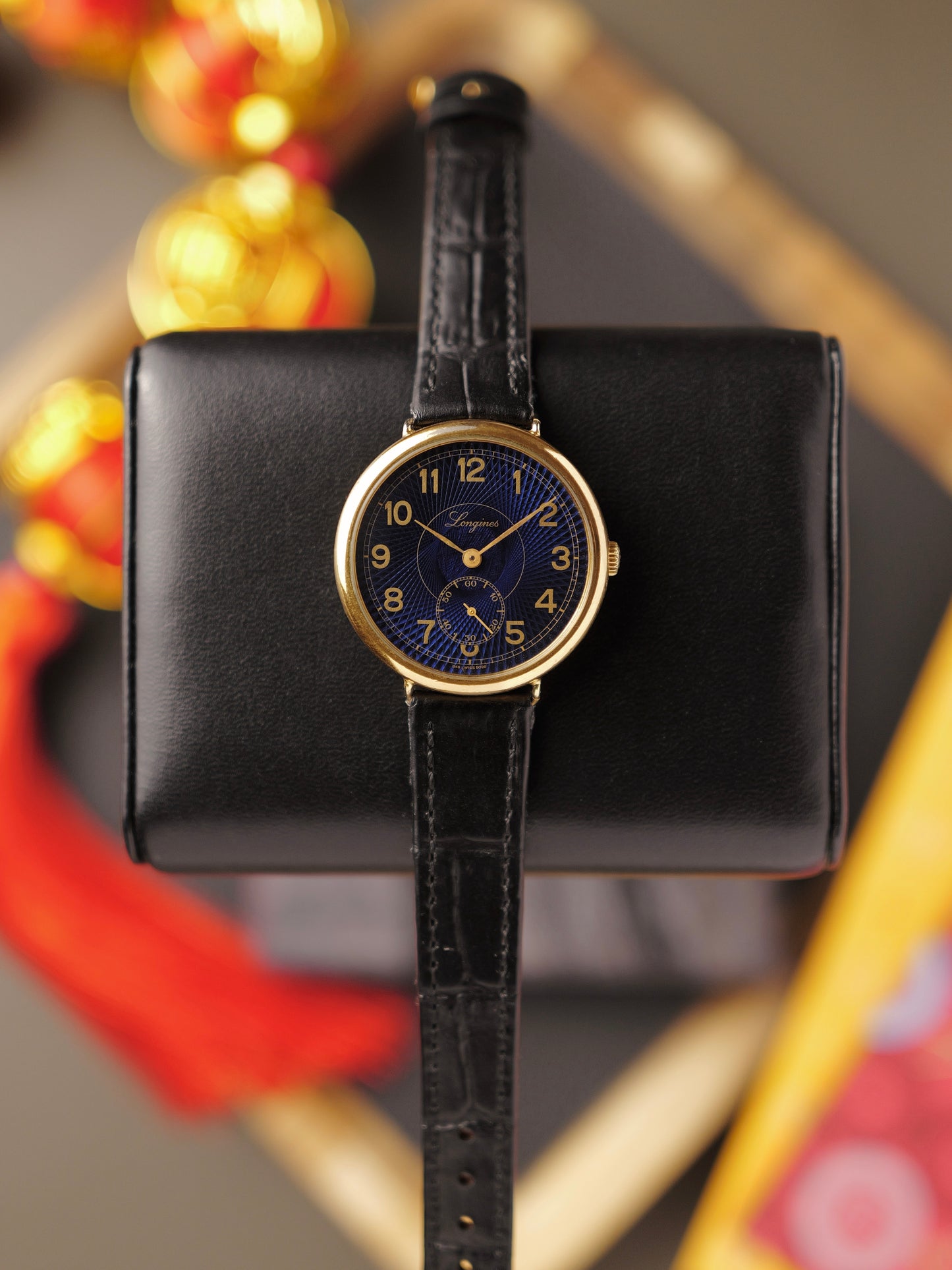 Longines “Blue Lattice Sector” Ref. 5096 (circa 1980s)