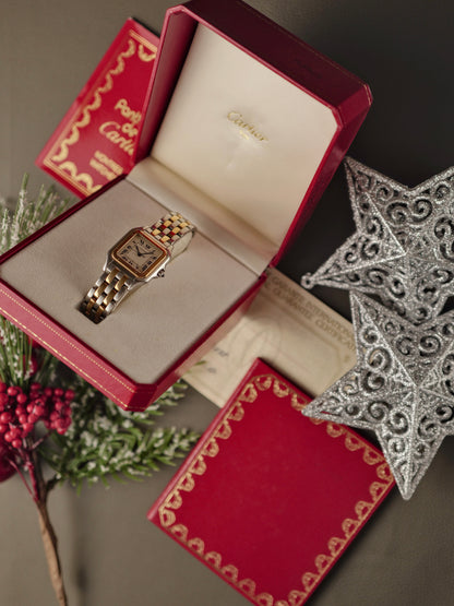 Cartier Panthere Medium Steel & 18K Gold FULL SET Ref. 8394 (circa 1986)