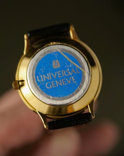 Universal Genève “Beaded Bezel” Anthracite Dial Ref. 2-566 (circa 1984)