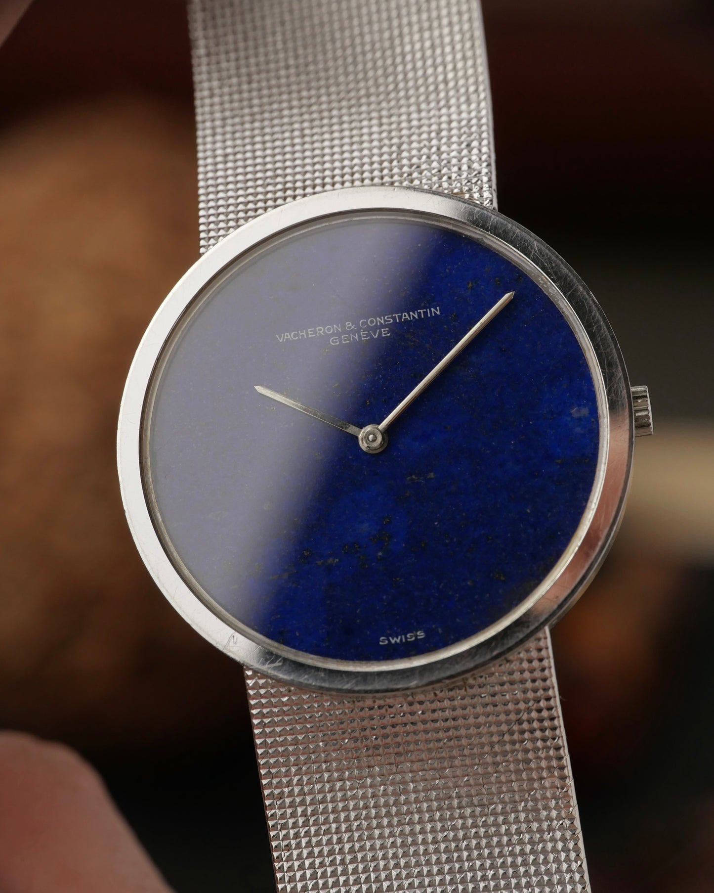 Vacheron & Constantin Lapis Lazuli 18K White Gold Ultra-Thin Ref. 7291B (circa early 70s)