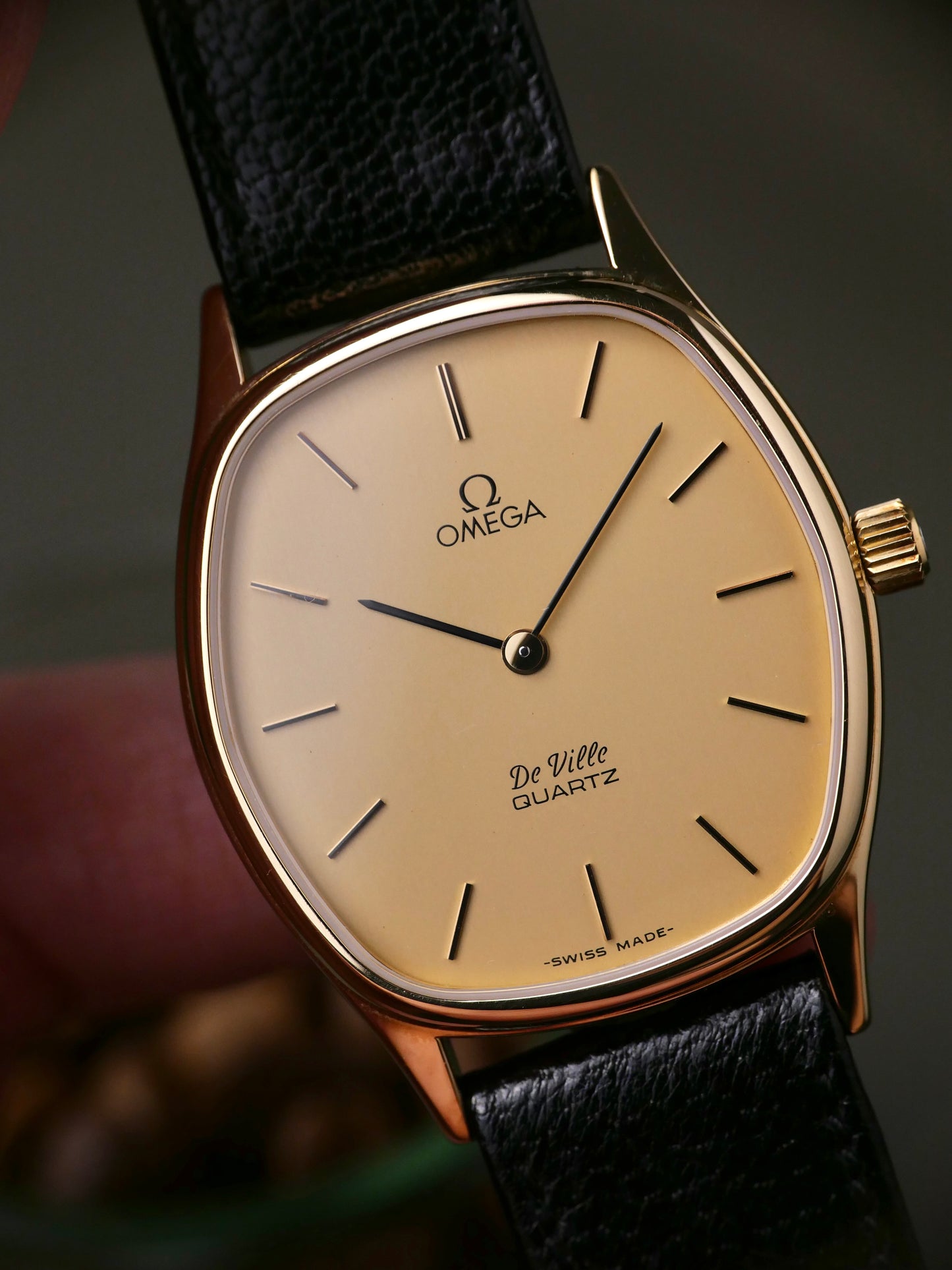 Omega De Ville “Tonneau” Travel Watch Ref. 191.0074.1 (Circa 1969)