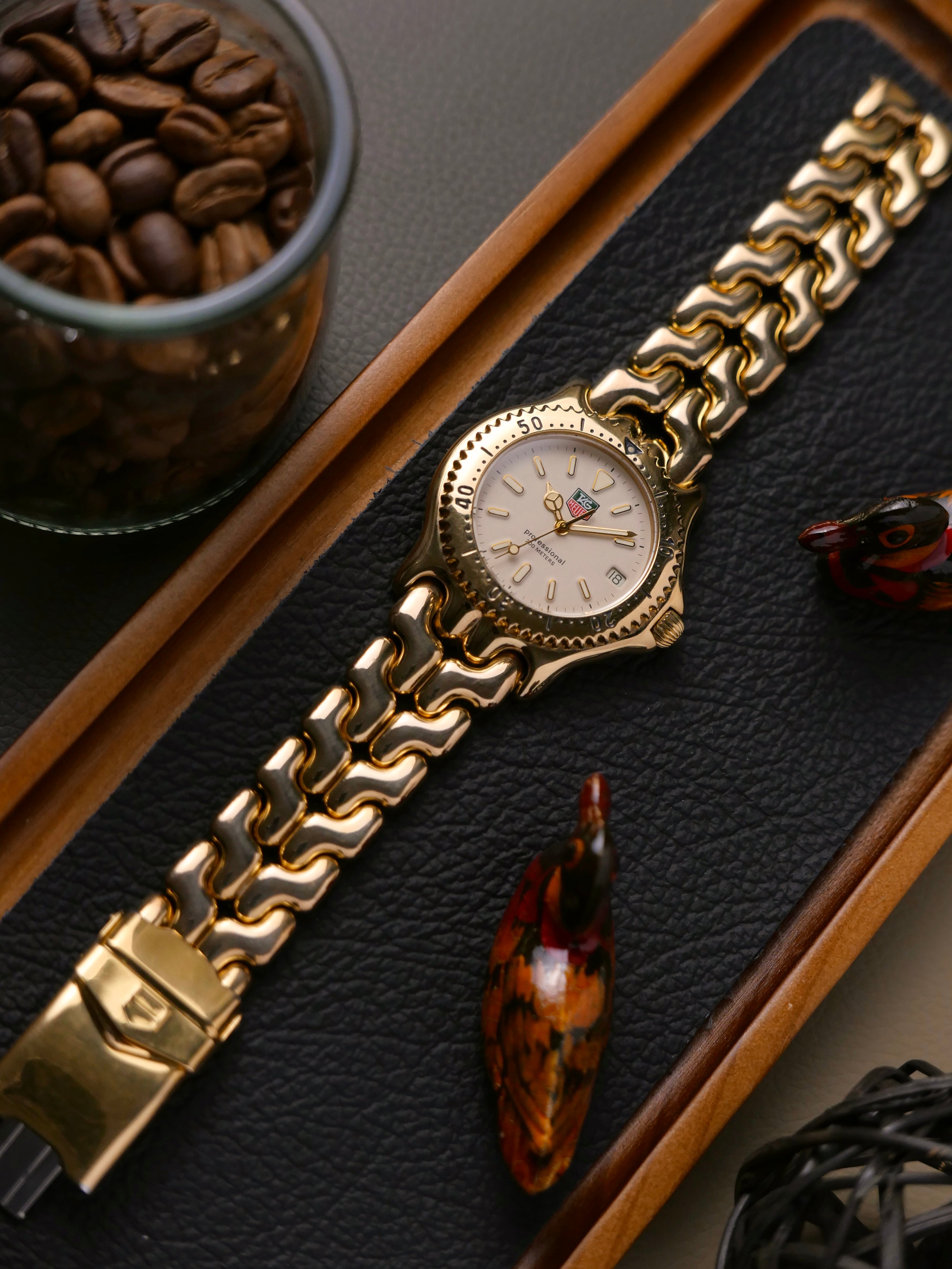 TAG Heuer S/el Gold-Plated 37mm Ref. S94.006K (circa early 1990s