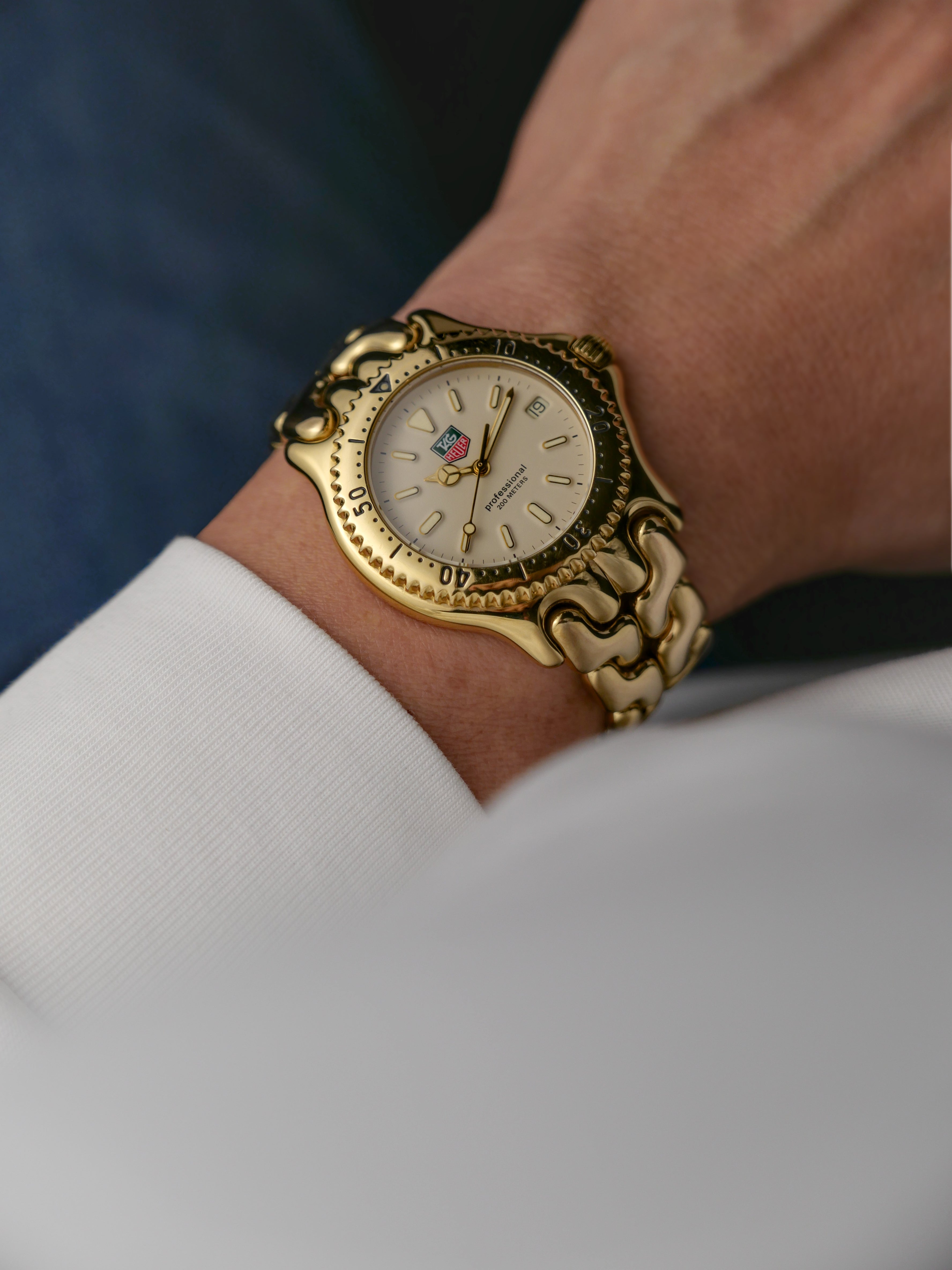 TAG Heuer S/el Gold-Plated 37mm Ref. S94.006K (circa early 1990s