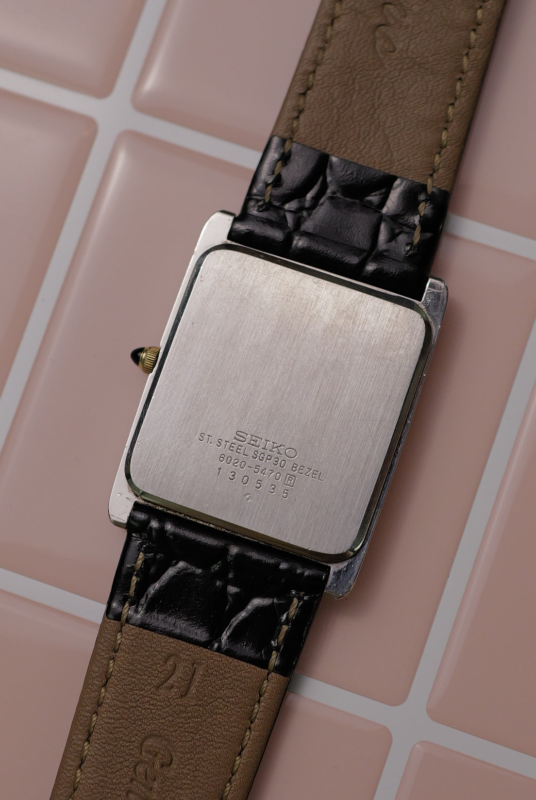 Seiko Quartz Tank "Jumbo" Circa.1981