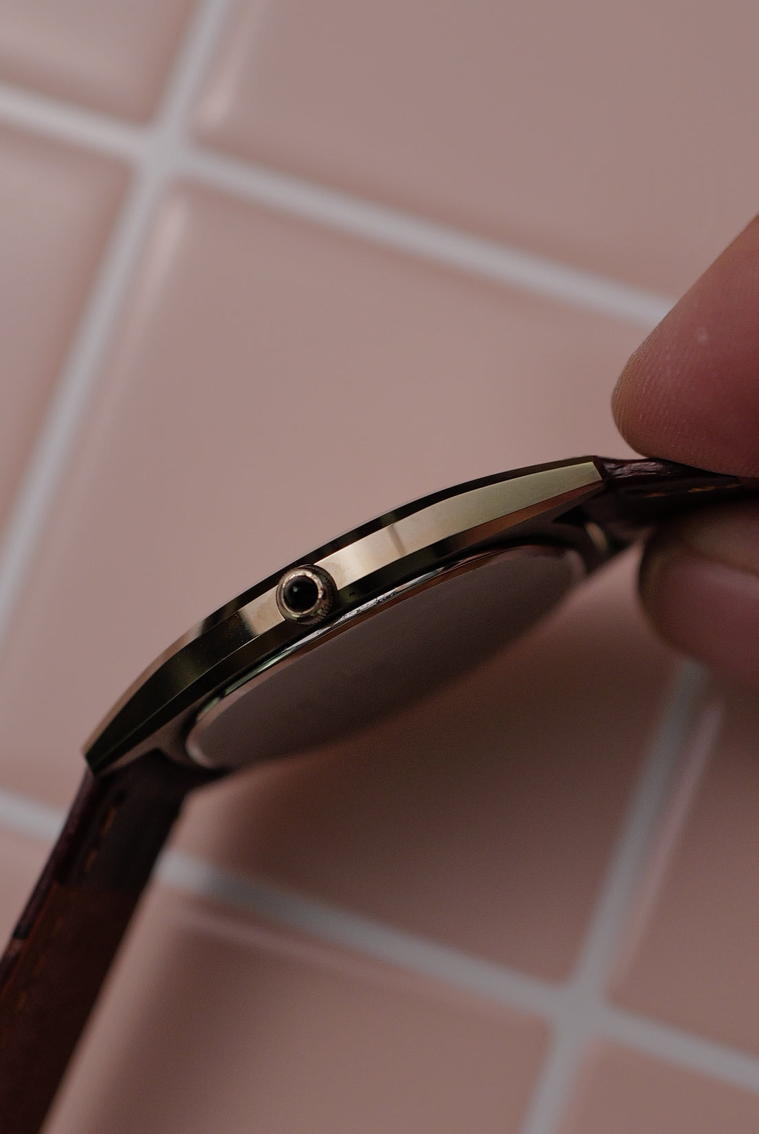 Seiko Dolce C-case on scratch resistant NSAG Circa. 1980