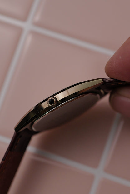 Seiko Dolce C-case on scratch resistant NSAG Circa. 1980