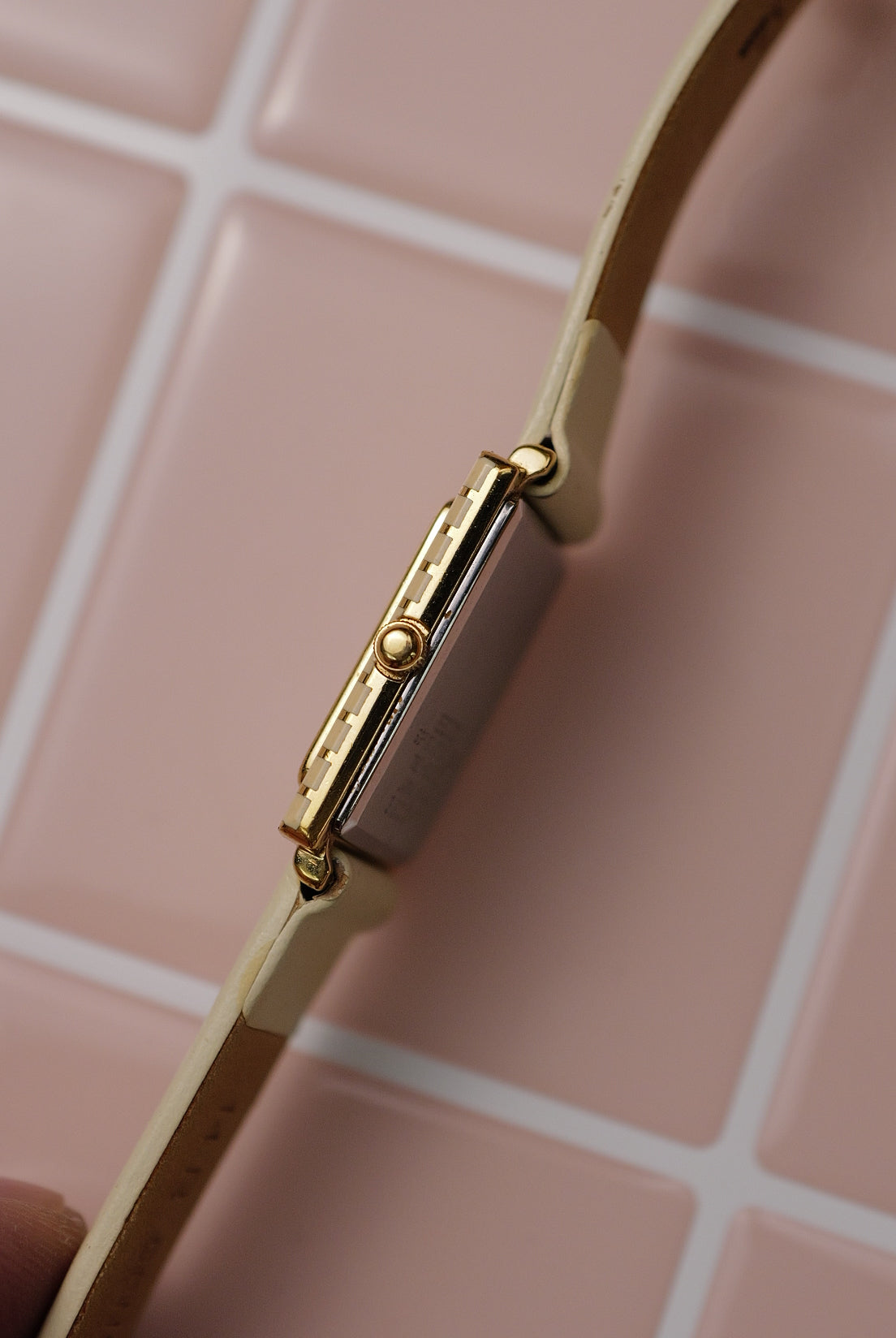 Seko Quartz Tank "Art Deco stripes" Circa. 1983