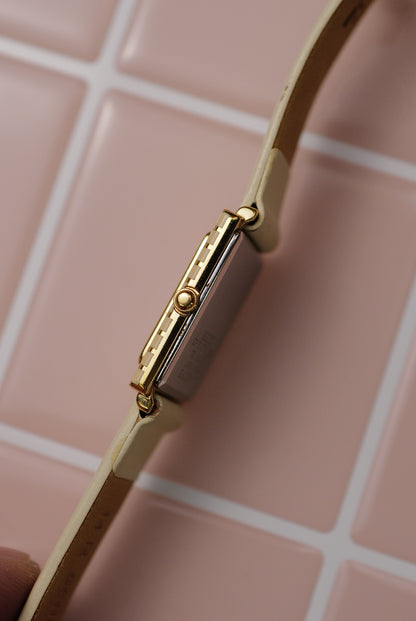 Seko Quartz Tank "Art Deco stripes" Circa. 1983