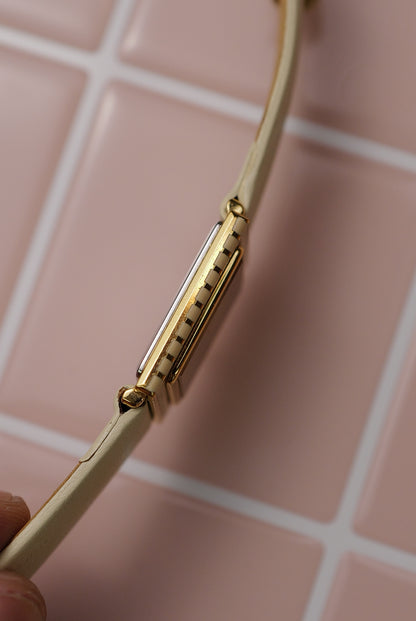 Seko Quartz Tank "Art Deco stripes" Circa. 1983