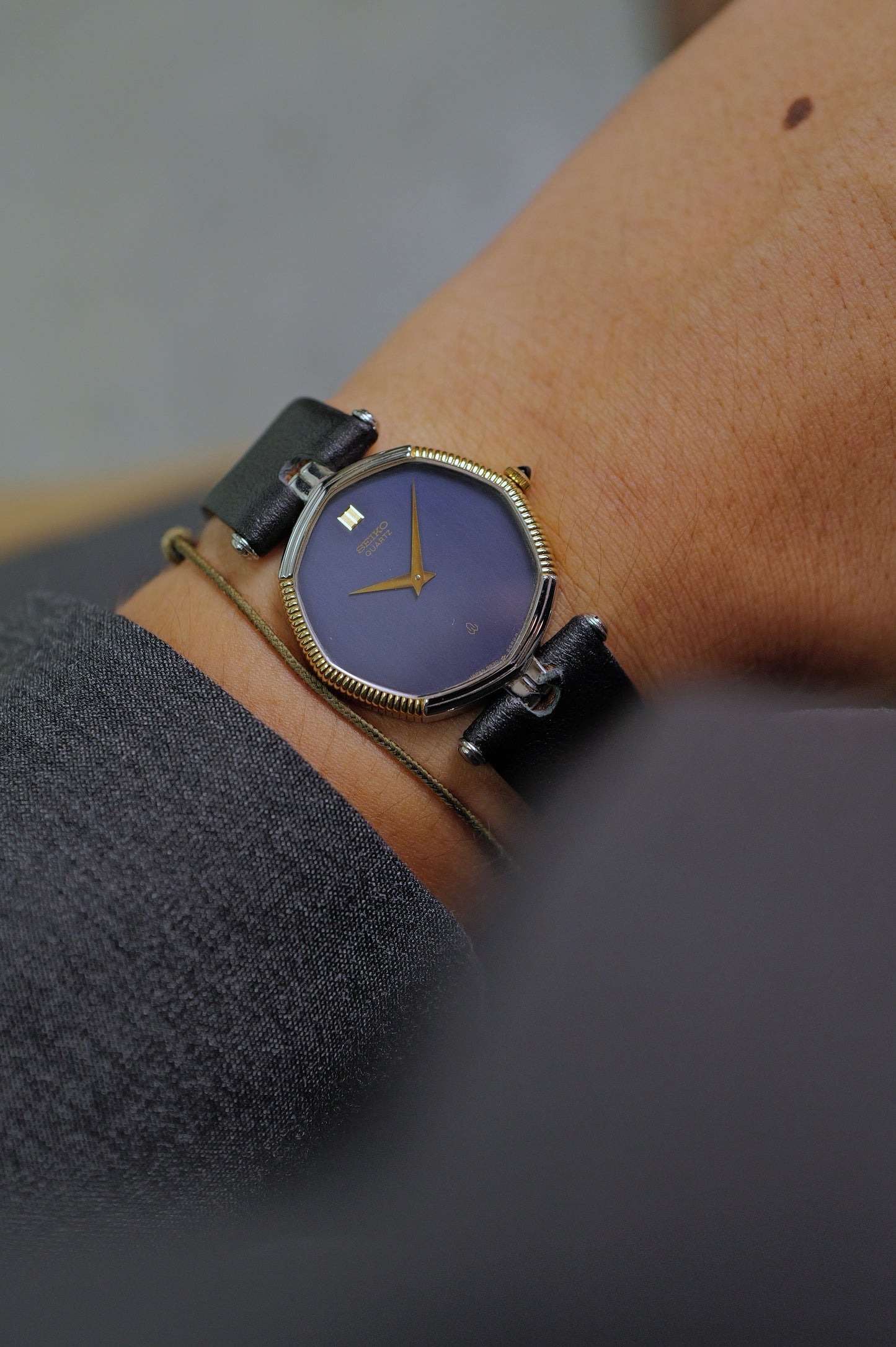 Seiko Quartz Octa "Coin Bezel" Circa. 1980