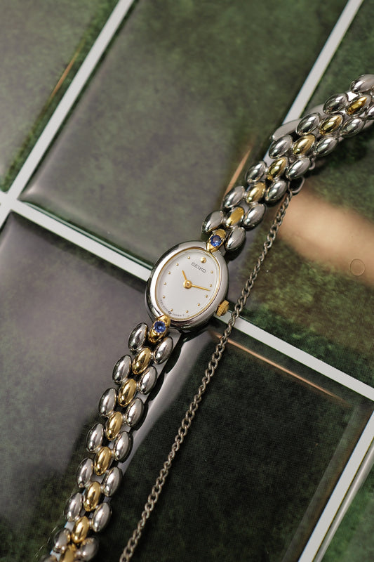 Seiko mini Oval "Sapphire" 2 tone Circa.1997
