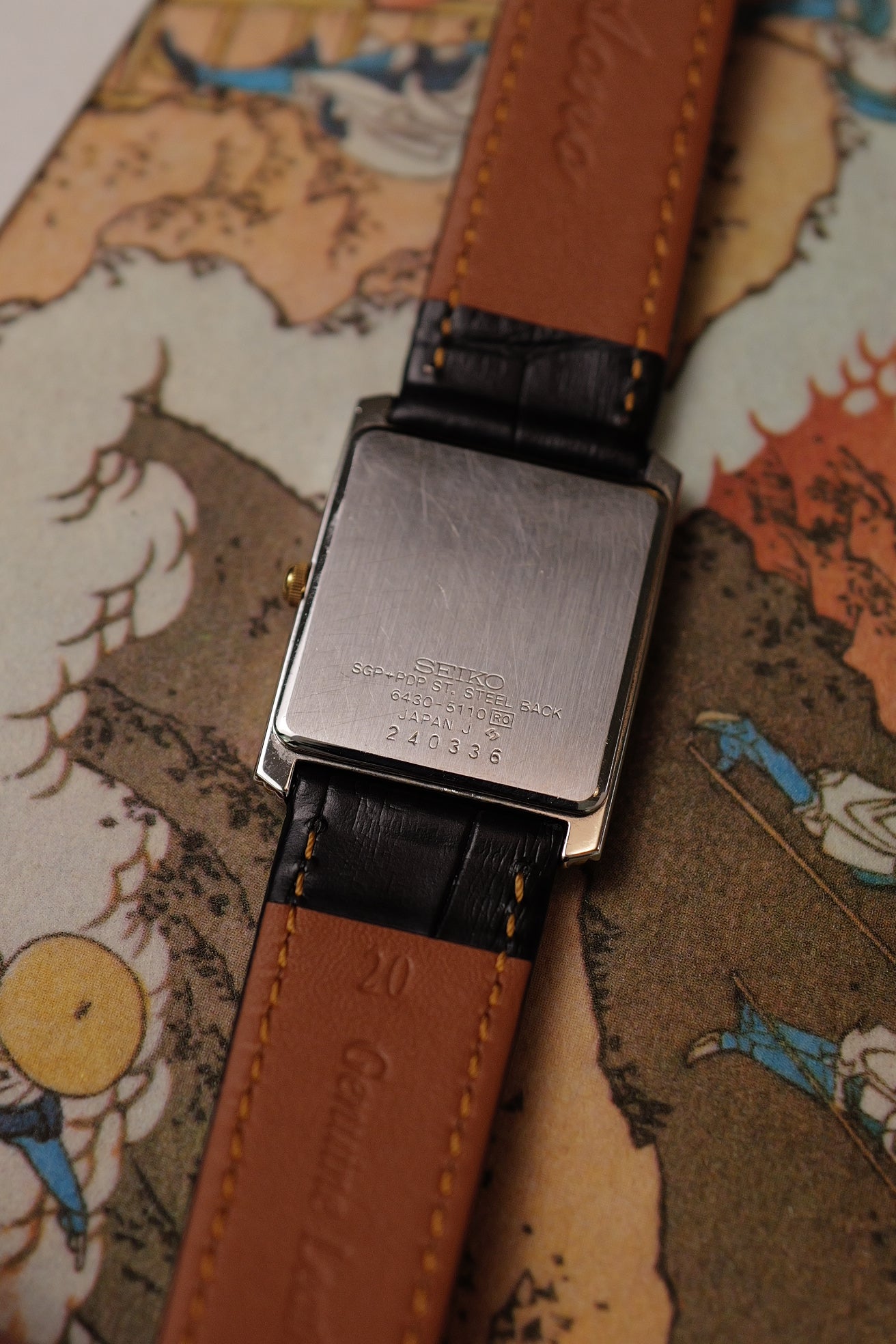 Seiko Quartz Tank Art-deco case Circa.1982