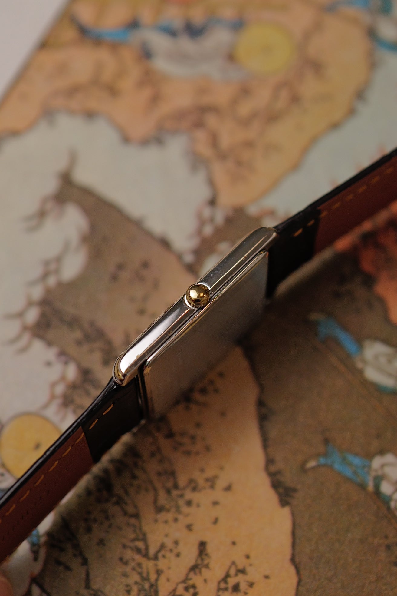 Seiko Quartz Tank Art-deco case Circa.1982