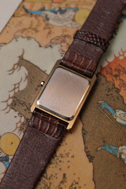 Seiko Dolce Art-Deco Tungsten Carbide. Circa.1987