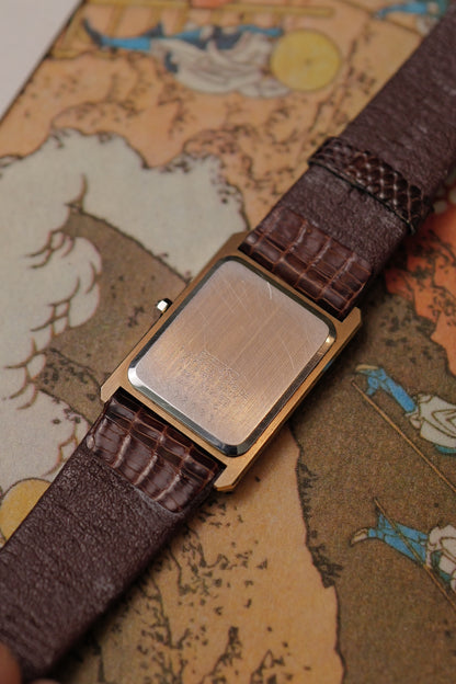 Seiko Dolce Art-Deco Tungsten Carbide. Circa.1987