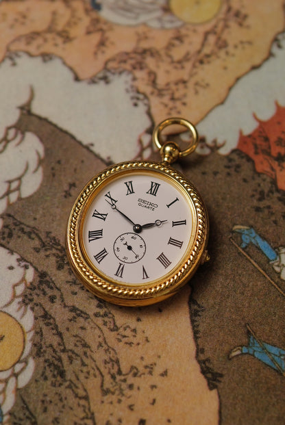 Seiko Quartz Pendent with ribbon bezel Circa.1982