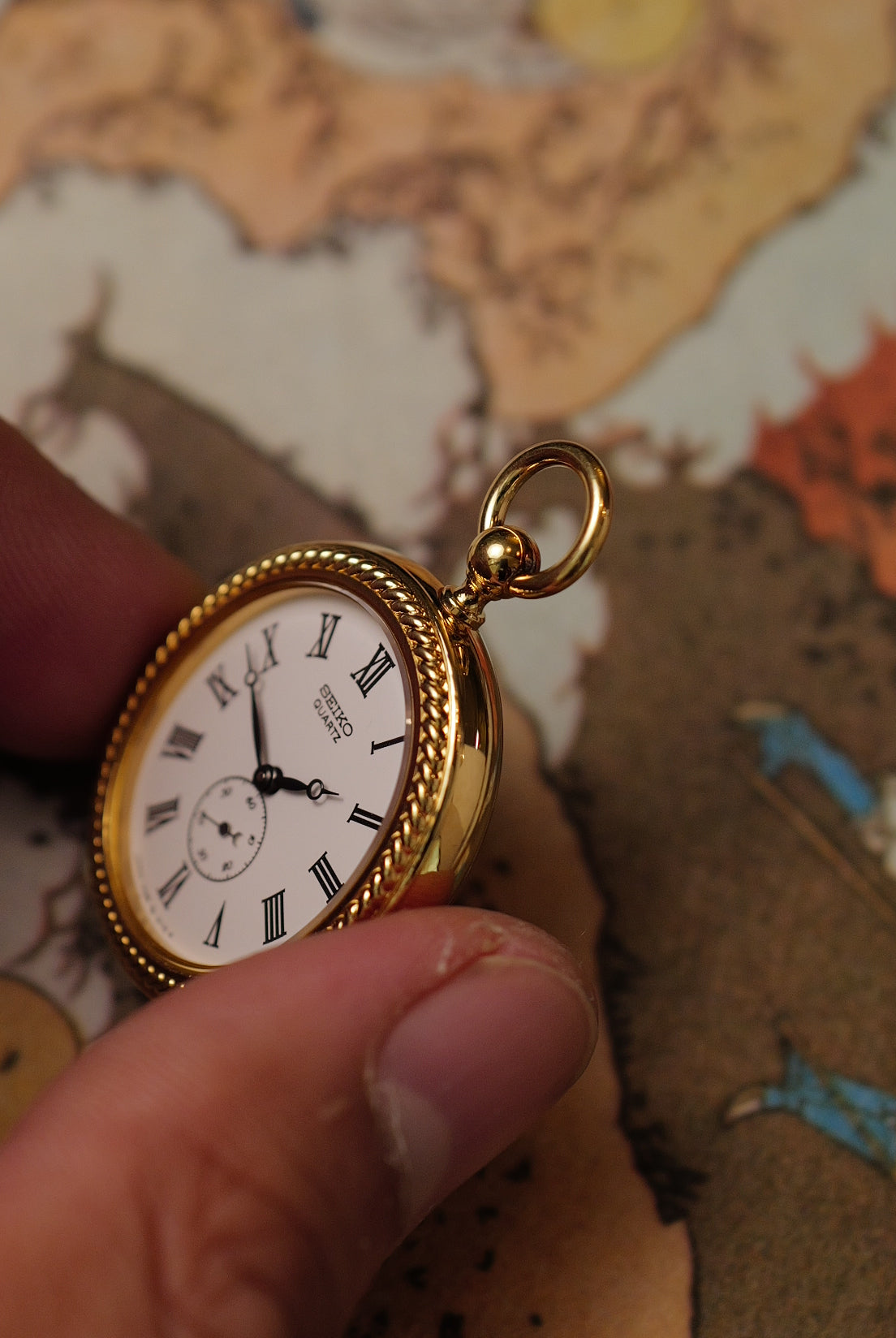 Seiko Quartz Pendent with ribbon bezel Circa.1982