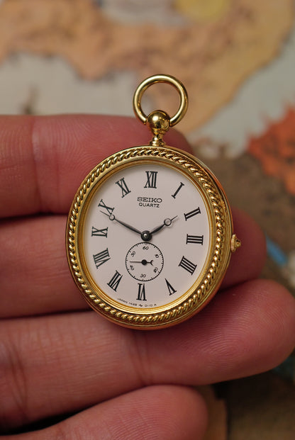 Seiko Quartz Pendent with ribbon bezel Circa.1982