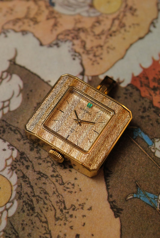 Seiko Pendent "Golden Trio" Manual winding Circa.1980s