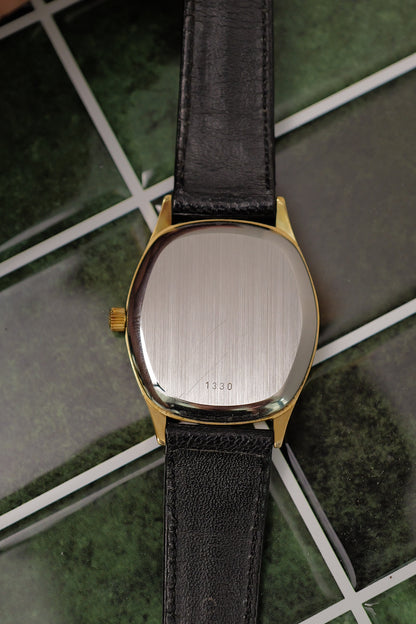 Omega De Ville “Tonneau” Ref. 191.0074.1 (Circa 1969) with original buckle and strap
