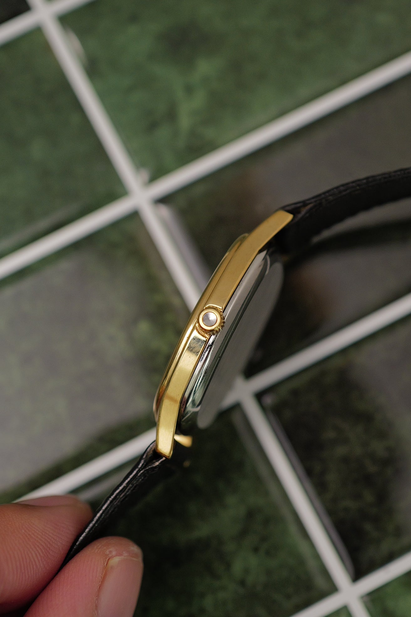 Omega De Ville “Tonneau” Ref. 191.0074.1 (Circa 1969) with original buckle and strap