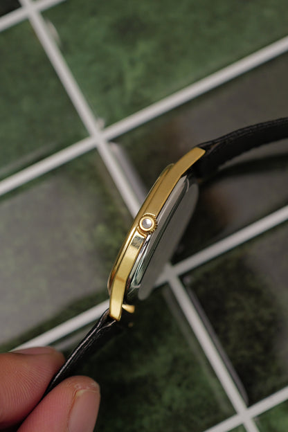 Omega De Ville “Tonneau” Ref. 191.0074.1 (Circa 1969) with original buckle and strap