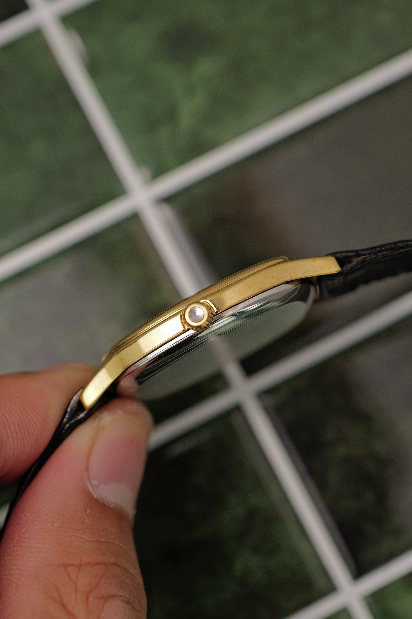 Omega De Ville “Tonneau” Ref. 191.0074.1 (Circa 1969) with original buckle and strap