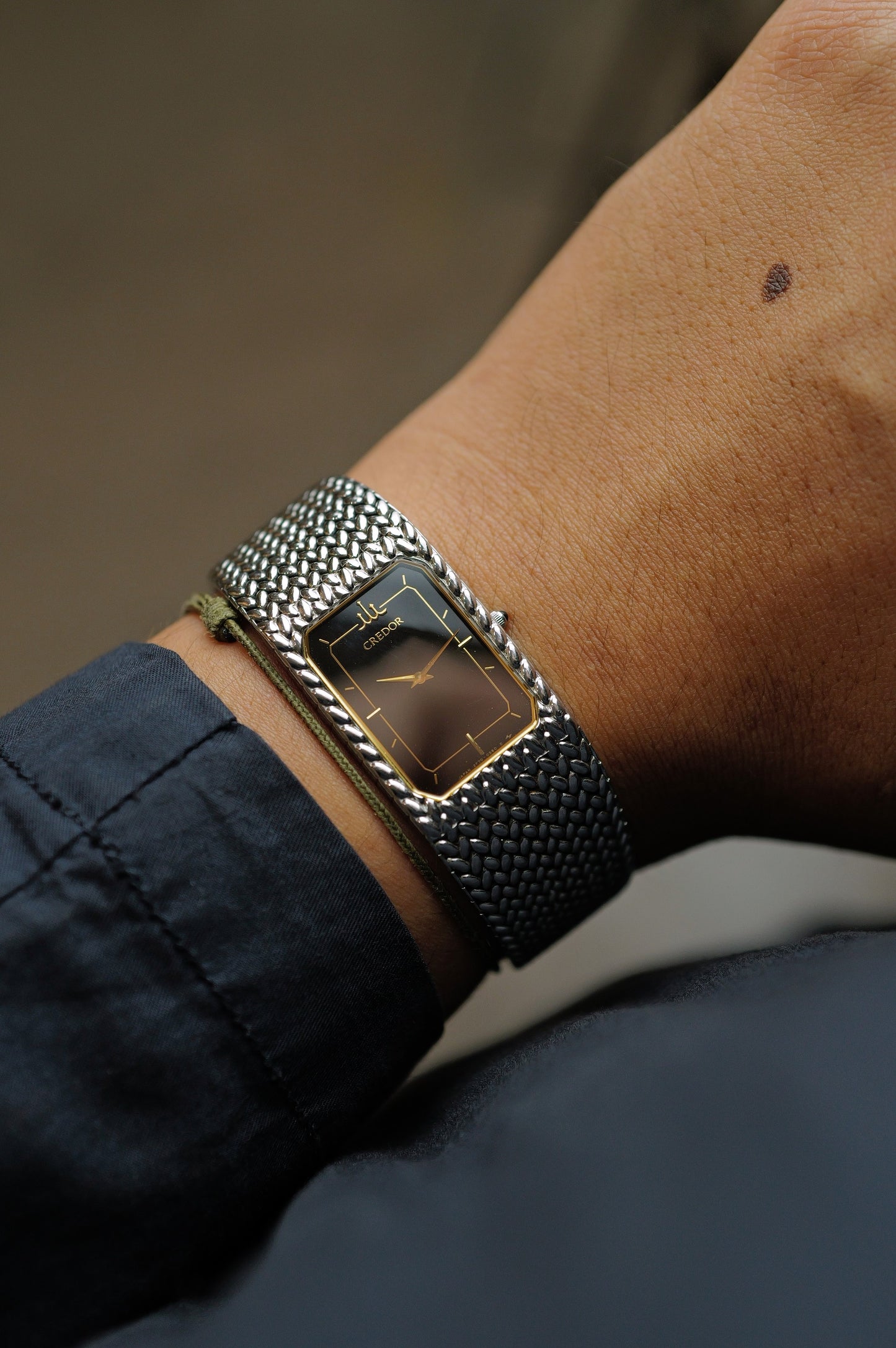 Seiko Credor integrated Bracelet "Onyx" Circa.1993