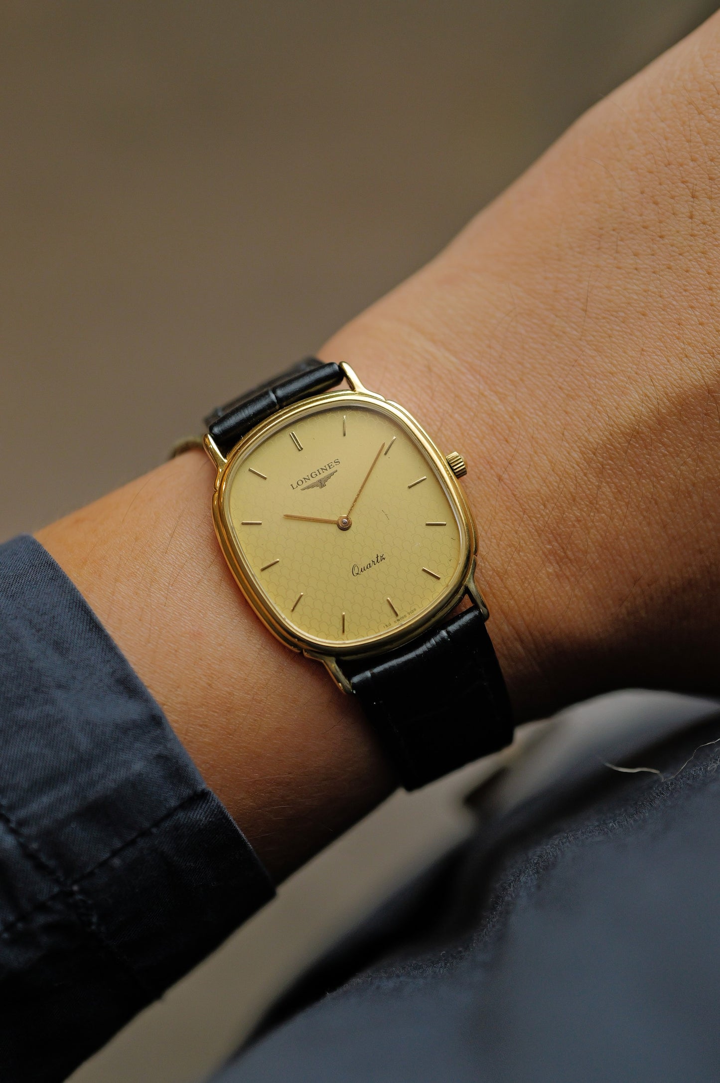 Longines Elipse Honeycomb dial Quartz Circa. 1980s