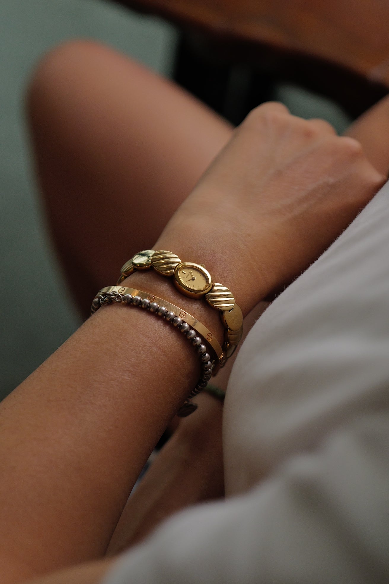 Seiko "candy peas" Bracelet Quartz Circa. 1995