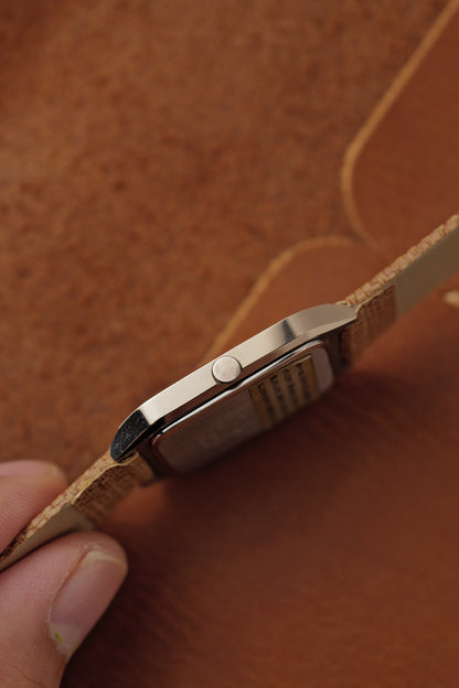 Seiko Quartz "Amber Grain" Scratch resistant Case  Circa. 1980