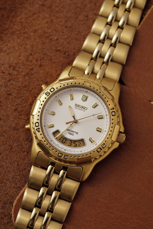 Seiko Quartz Sports 150 Dual Time Complication