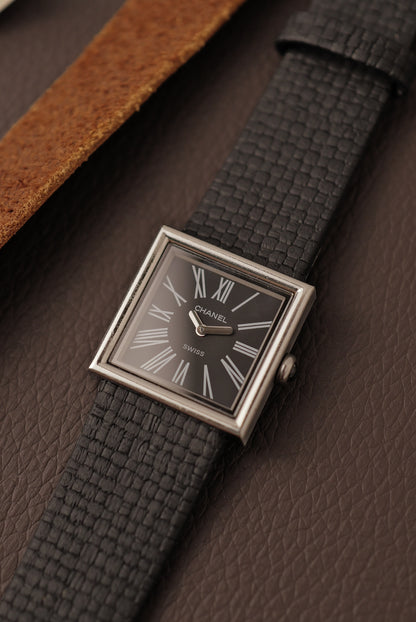 Chanel Square Tank MADEMOISELLE Unisex Quartz Circa.2000s