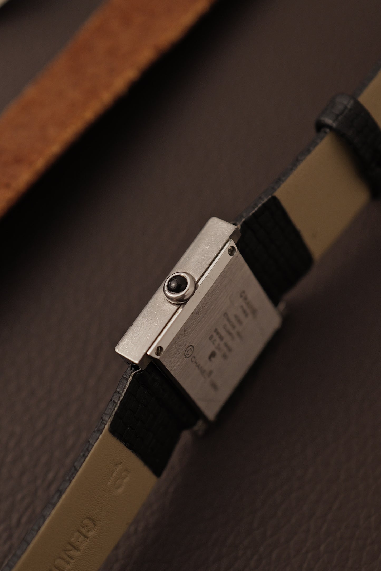 Chanel Square Tank MADEMOISELLE Unisex Quartz Circa.2000s