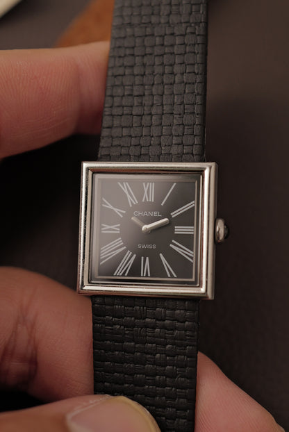 Chanel Square Tank MADEMOISELLE Unisex Quartz Circa.2000s