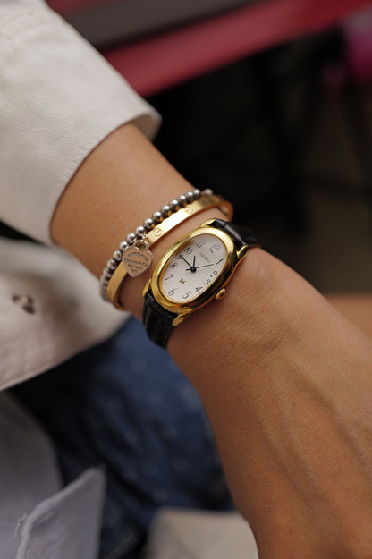 Seiko Ladies "Baignoire" Gold