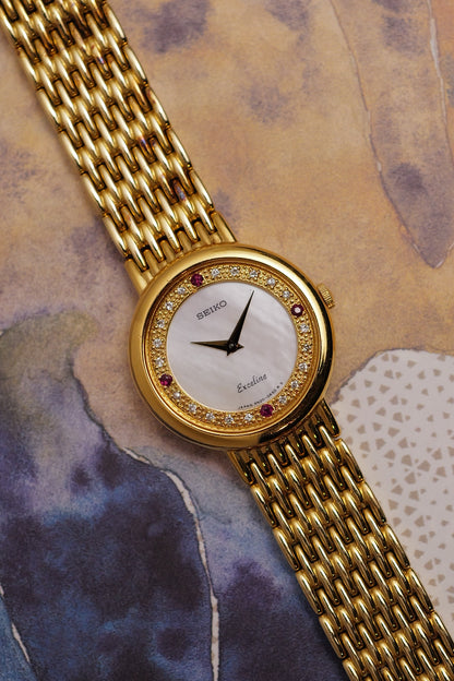 Seiko Exceline Mother of Pearl "RUBY' 4N20-0380