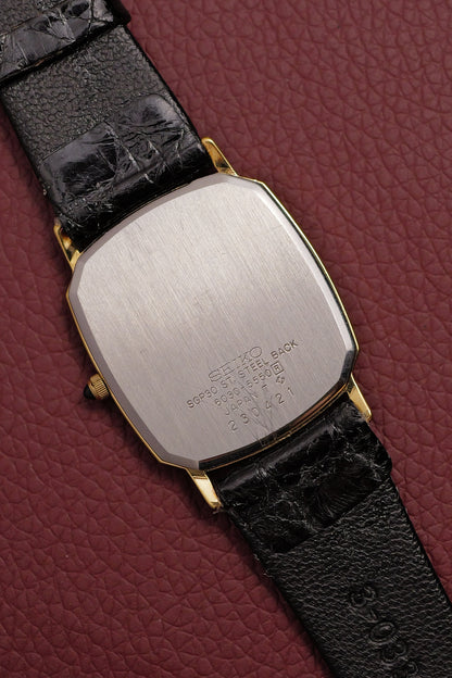 Seiko Dolce Oblong Ellipse Black dial 9521-5120