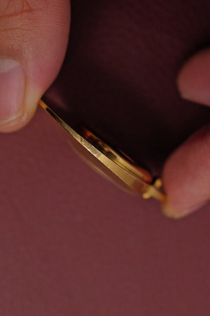 Guilloche Cased Seiko Pendent 21-7160 Manual Winding 1987