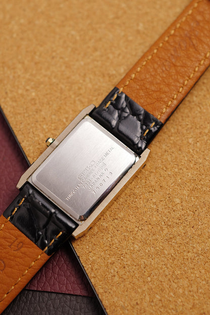 Seiko Dolce Tapestry Dial Tungsten Carbide Scratch Resistant 7321-6170