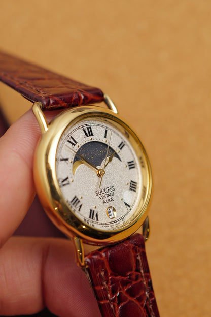 Seiko Alba Moonphase "Pebble"