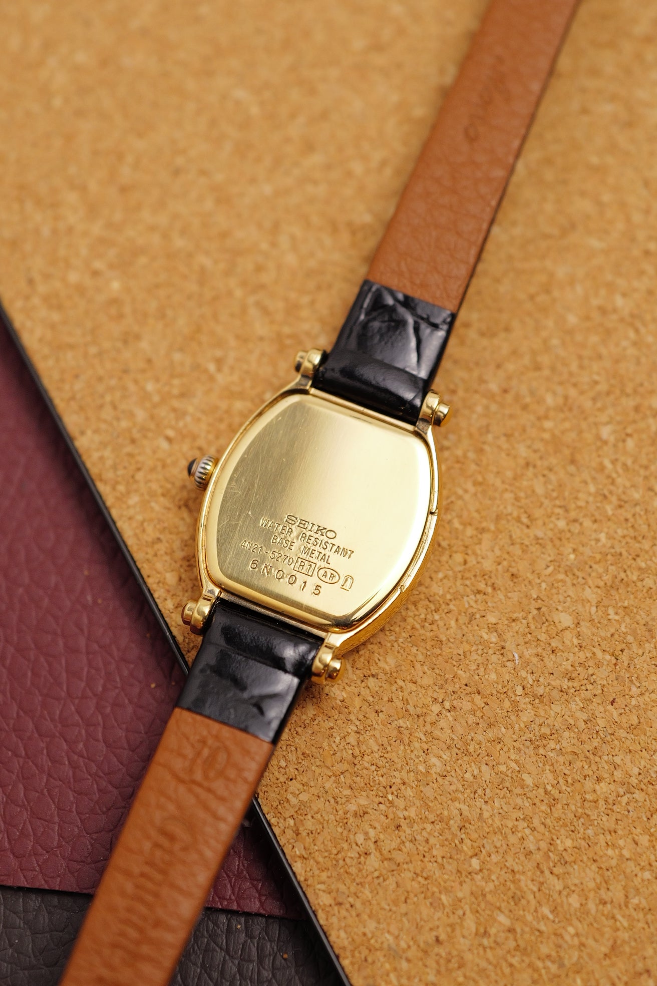 Seiko Exceline "tortue" mother of pearl dial 4N21-5270