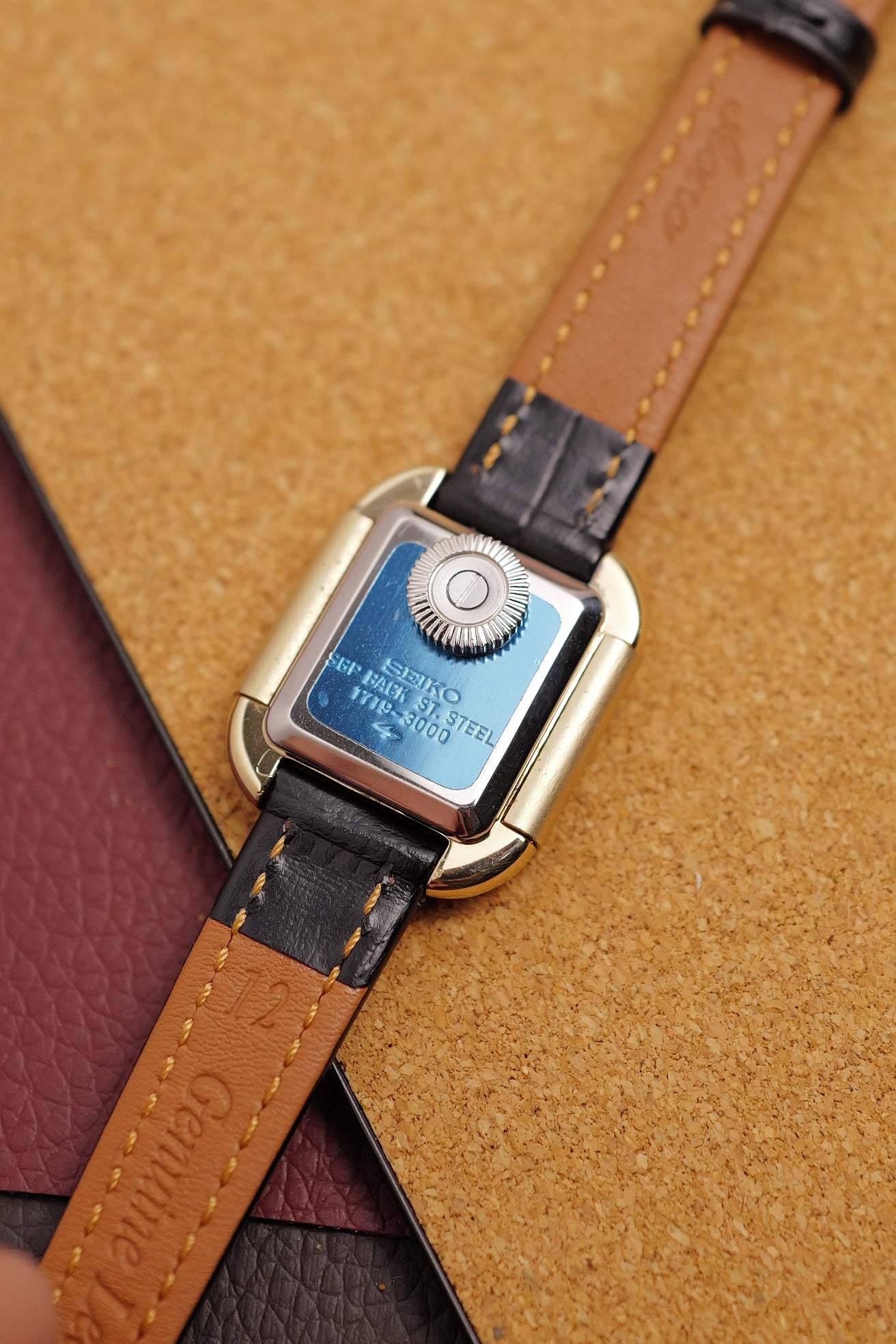 Seiko Socie Manual Winding with Caseback Winding crown 1719-3000