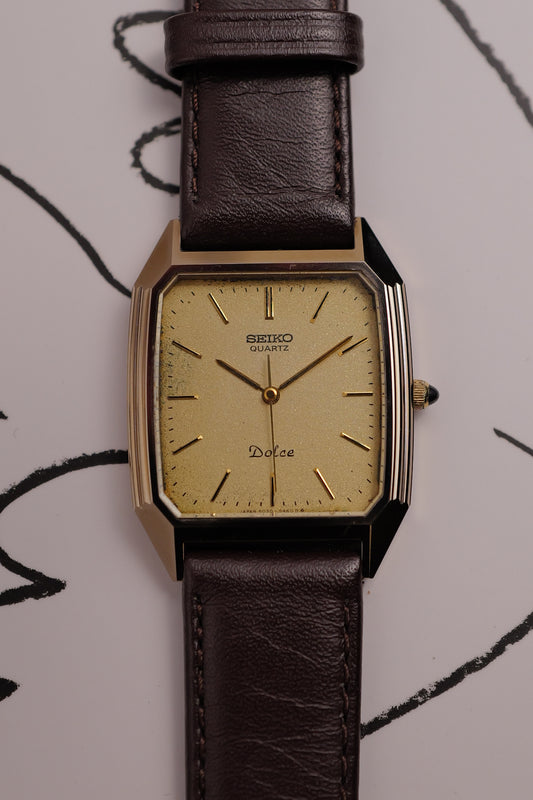 Seiko Dolce Step Bezel 6030-5390 Scratch Resistant case