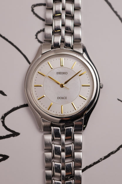 Seiko Dolce Mother of Pearl Dial xMulti-Link bracelet 8J41-6030