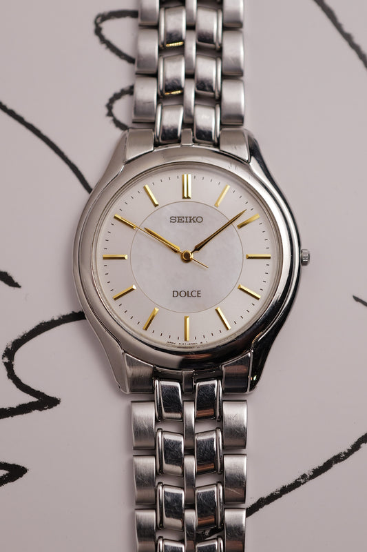 Seiko Dolce Mother of Pearl Dial xMulti-Link bracelet 8J41-6030