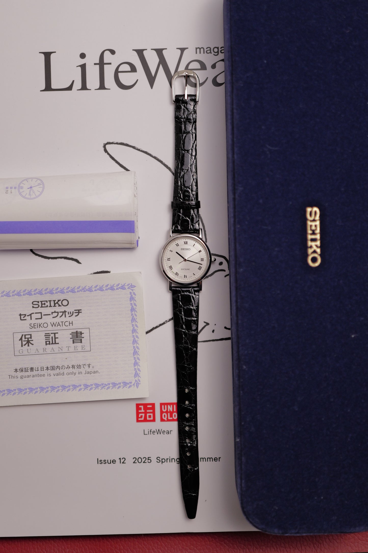 Seiko Exceline Full set 4J41-0A80 with original buckle and strap