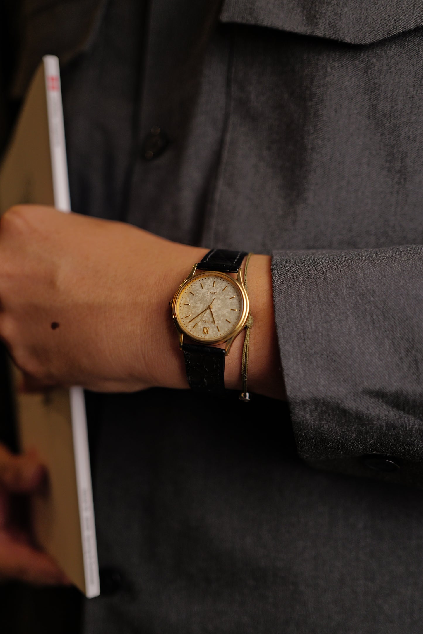 Seiko Dolce Texture Goldflake dial 5E31-6070 20th anniversary commemorative piece full set