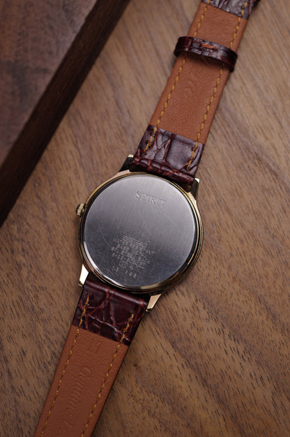 Seiko Contemporary Basic Day Date 5H23 - 6000 (champagne case)